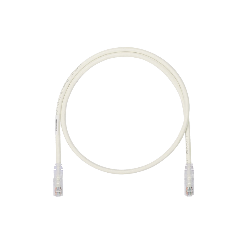Cable de Parcheo UTP, Cat6A, 24 AWG, CM, Color Blanco, 1.5m
