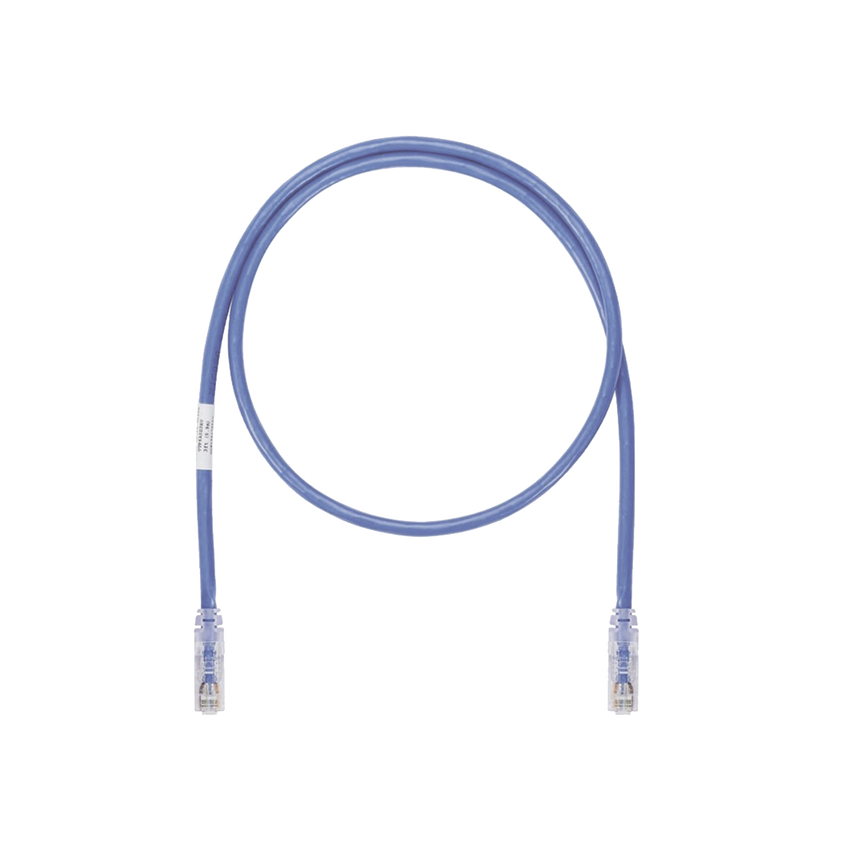 Cable de Parcheo UTP, Cat6A, 24 AWG, CM, Color Azul, 14ft