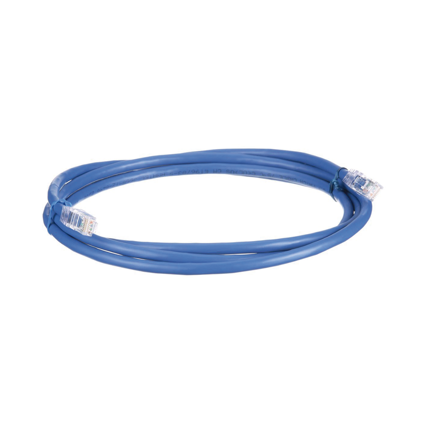 Cable de Parcheo UTP, Cat6A, 24 AWG, CM, Color Azul, 4.57 Metros (15 Pies)
