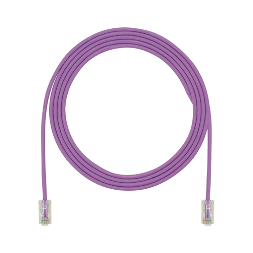 Cable de Parcheo UTP, Cat6A, 24 AWG, CM, Color Violeta, 4.57 Metros (15 Pies)