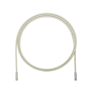 Cable de Parcheo UTP, Cat6A, 24 AWG, CM, Color Gris, 5.18 Metros (17 Pies)