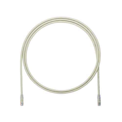 Cable de Parcheo UTP, Cat6A, 24 AWG, CM, Color Gris, 5.18 Metros (17 Pies)
