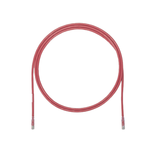Cable de Parcheo UTP, Cat6A, 24 AWG, CM, Color Rojo, 17ft