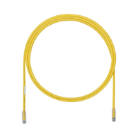 Cable de Parcheo UTP, Cat6A, 24 AWG, CM, Color Amarillo, 5.49 Metros (18 Pies)