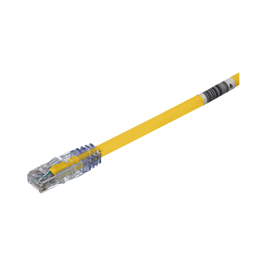 Cable de Parcheo UTP, Cat6A, 24 AWG, CM, Color Amarillo, 20ft