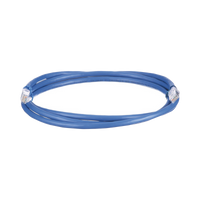 Cable de Parcheo UTP, Cat6A, 24 AWG, CM, Color Azul, 2 Metros (6.56 Pies).