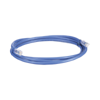 Cable de Parcheo UTP, Cat6A, 24 AWG, CM, Color Azul, 10.67 Metros (35 Pies)