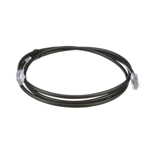 Cable de Parcheo UTP, Cat6A, 24 AWG, CM, Color Negro, 0.91 Metros (3 Pies)