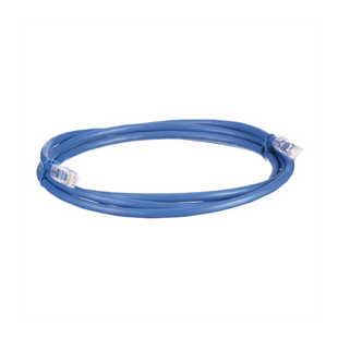 Cable de Parcheo UTP, Cat6A, 24 AWG, CM, Color Azul, 0.91 Metros (3 Pies)