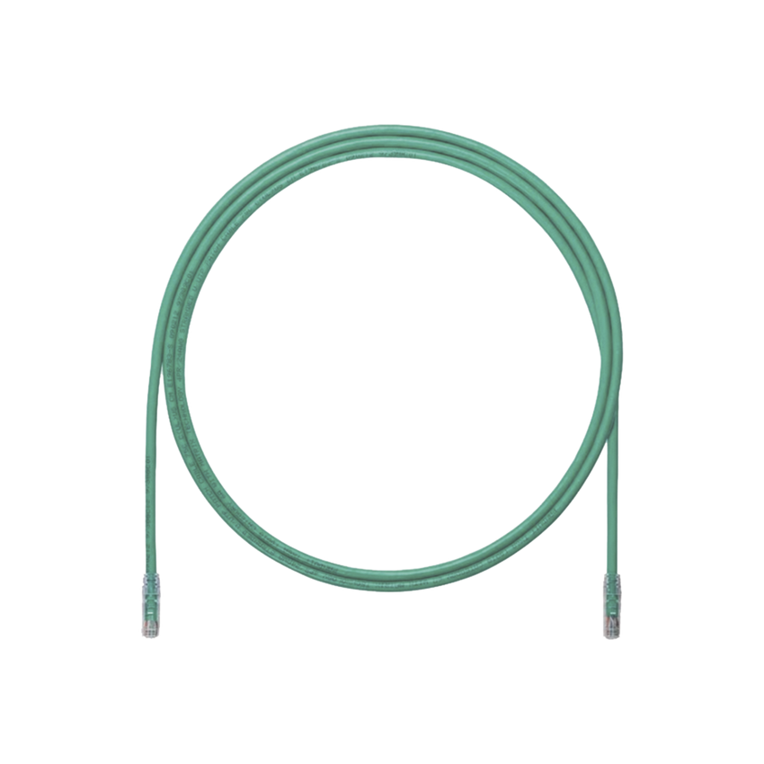 Cable de Parcheo UTP, Cat6A, 24 AWG, CM, Color Verde, 3ft