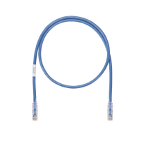 Cable de Parcheo UTP, Cat6A, 24 AWG, CM, Color Azul, 3 Metros (9.84 Pies).