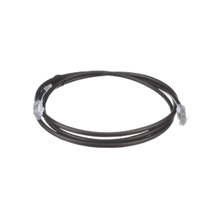 Cable de Parcheo UTP, Cat6A, 24 AWG, CM, Color Negro, 1.52 Metros (5 Pies)