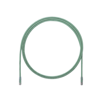 Cable de Parcheo UTP, Cat6A, 24 AWG, CM, Color Verde, 1.52 Metros (5 Pies)