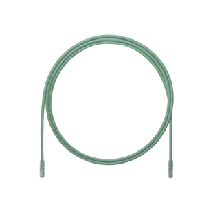 Cable de Parcheo UTP, Cat6A, 24 AWG, CM, Color Verde, 1.52 Metros (5 Pies)