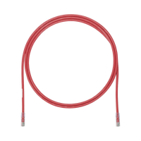 Cable de Parcheo UTP, Cat6A, 24 AWG, CM, Color Rojo, 1.52 Metros (5 Pies)