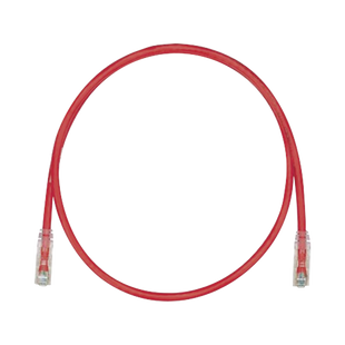Cable de Parcheo TX6, UTP Cat6, 24 AWG, CM, Color Rojo, 100ft