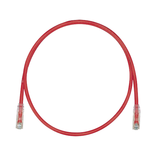 Cable de Parcheo TX6, UTP Cat6, 24 AWG, CM, Color Rojo, 100ft