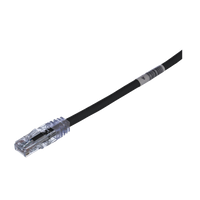 Cable de Parcheo TX6, UTP Cat6, 24 AWG, CM, Color Negro, 10 Metros