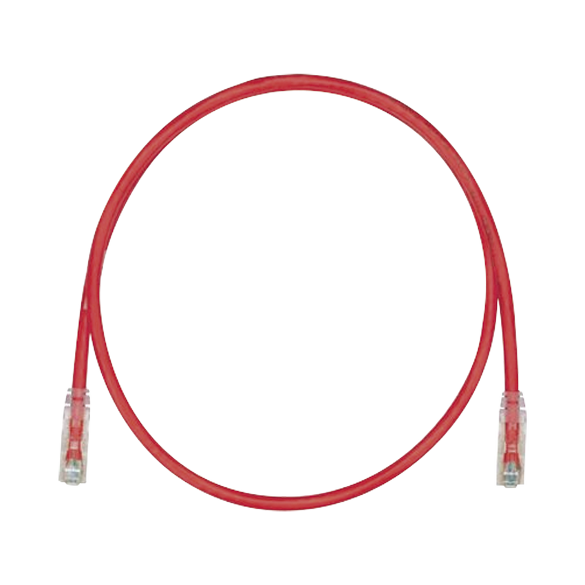 Cable de Parcheo TX6, UTP Cat6, 24 AWG, CM, Color Rojo, 10ft