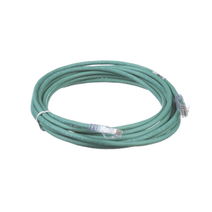Cable de Parcheo TX6, UTP Cat6, 24 AWG, CM, Color Verde, 4.57 Metros (15 Pies)
