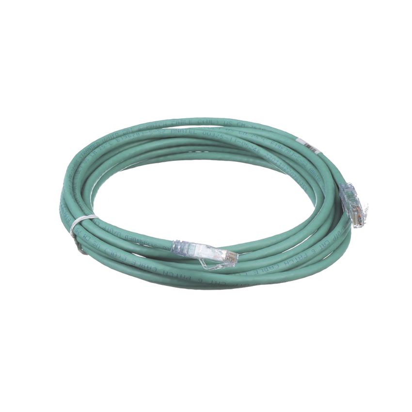 Cable de Parcheo TX6, UTP Cat6, 24 AWG, CM, Color Verde, 4.57 Metros (15 Pies)