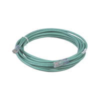 Cable de Parcheo TX6, UTP Cat6, 24 AWG, CM, Color Verde, 4.57 Metros (15 Pies)