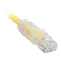 Cable de Parcheo TX6, UTP Cat6, 24 AWG, CM, Color Amarillo, 0.3 Metros (1 Pie)