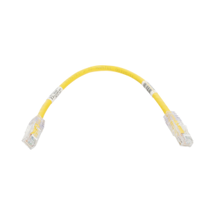 Cable de Parcheo TX6, UTP Cat6, 24 AWG, CM, Color Amarillo, 1ft