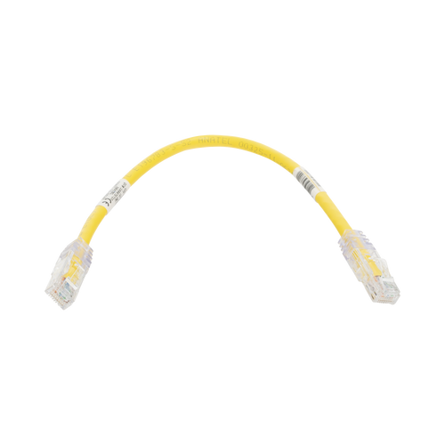 Cable de Parcheo TX6, UTP Cat6, 24 AWG, CM, Color Amarillo, 1ft