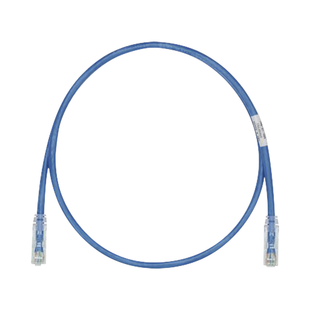 Cable de Parcheo TX6, UTP Cat6, 24 AWG, CM, Color Azul, 7.62 Metros (25 Pies)