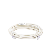 Cable de Parcheo TX6, UTP Cat6, 24 AWG, CM, Color Blanco Mate, 9.14 Metros (30 Pies)