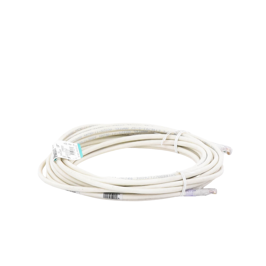 Cable de Parcheo TX6, UTP Cat6, 24 AWG, CM, Color Blanco Mate, 9.14 Metros (30 Pies)