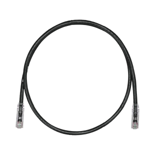 Cable de Parcheo TX6, UTP Cat6, 24 AWG, CM, Color Negro, 0.91 Metros (3 Pies)