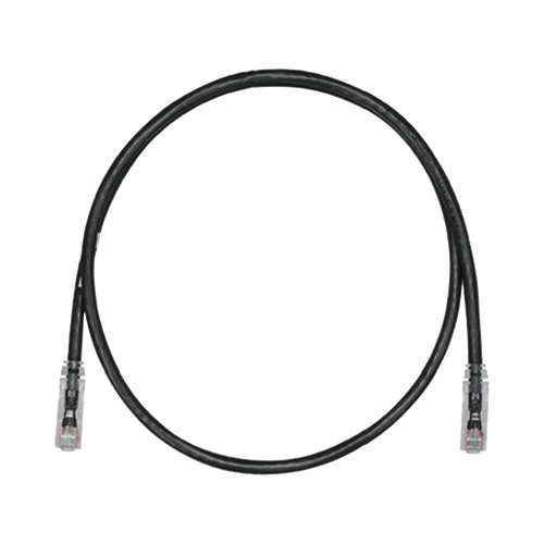 Cable de Parcheo TX6, UTP Cat6, 24 AWG, CM, Color Negro, 0.91 Metros (3 Pies)