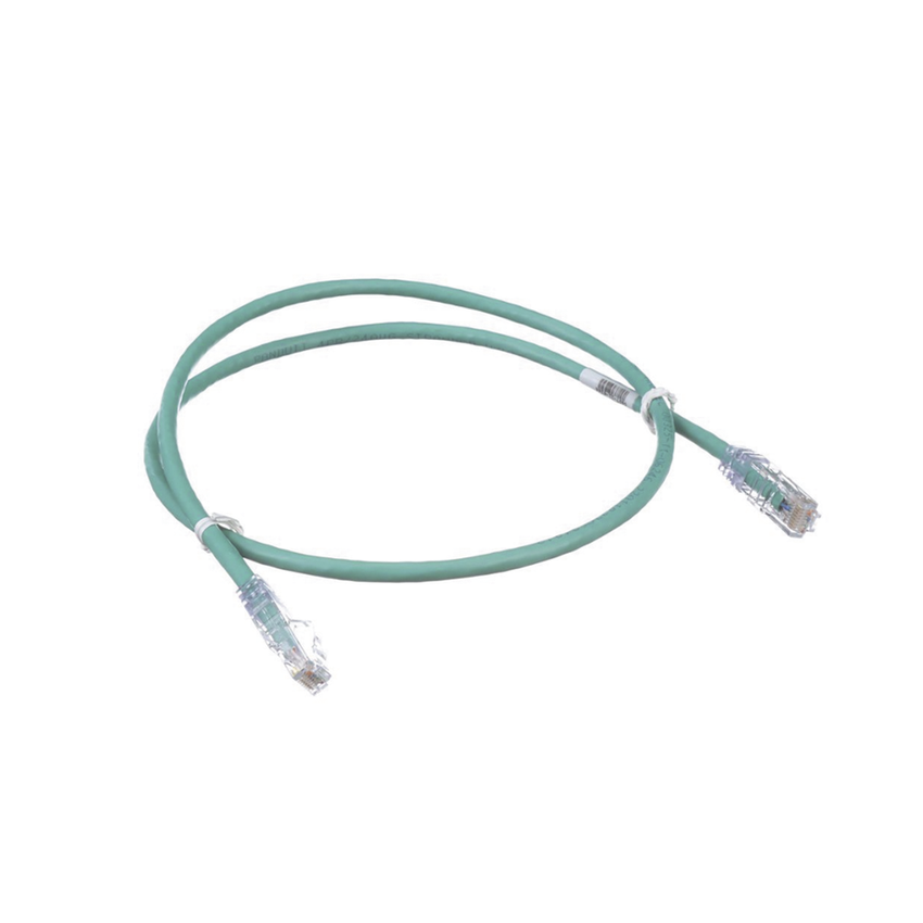 Cable de Parcheo TX6, UTP Cat6, 24 AWG, CM, Color Verde, 0.91 Metros (3 Pies)