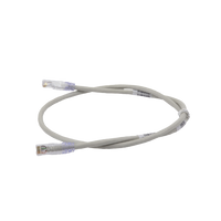Cable de Parcheo TX6, UTP Cat6, 24 AWG, CM, Color Gris, 0.91 Metros (3 Pies)