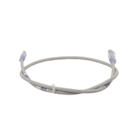 Cable de Parcheo TX6, UTP Cat6, 24 AWG, CM, Color Gris, 0.91 Metros (3 Pies)