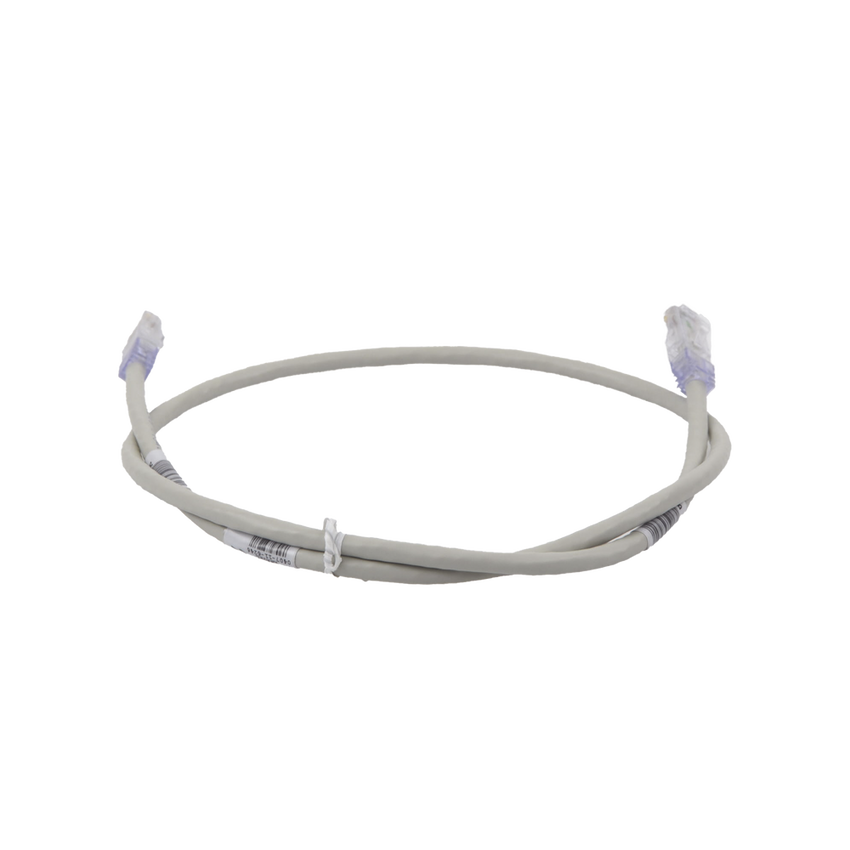Cable de Parcheo TX6, UTP Cat6, 24 AWG, CM, Color Gris, 0.91 Metros (3 Pies)