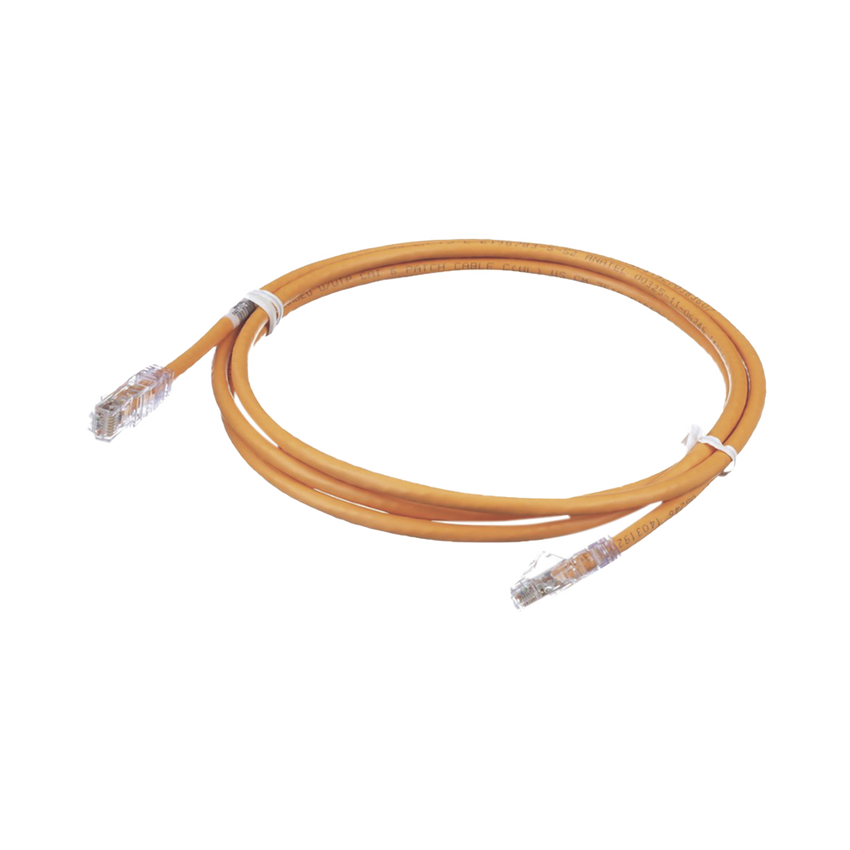 Cable de Parcheo TX6, UTP Cat6, 24 AWG, CM, Color Naranja, 0.91 Metros (3 Pies)