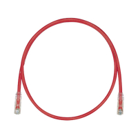 Cable de Parcheo TX6, UTP Cat6, 24 AWG, CM, Color Rojo, 3ft