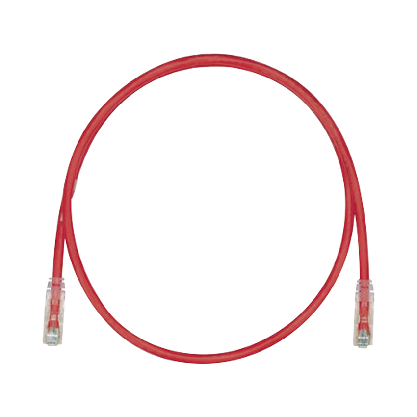 Cable de Parcheo TX6, UTP Cat6, 24 AWG, CM, Color Rojo, 3ft