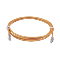 Cable de Parcheo TX6, UTP Cat6, 24 AWG, CM, Color Naranja, 1.52 Metros (5 Pies)