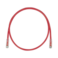 Cable de Parcheo TX6, UTP Cat6, 24 AWG, CM, Color Rojo, 5ft