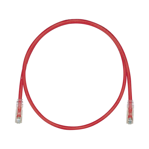 Cable de Parcheo TX6, UTP Cat6, 24 AWG, CM, Color Rojo, 5ft