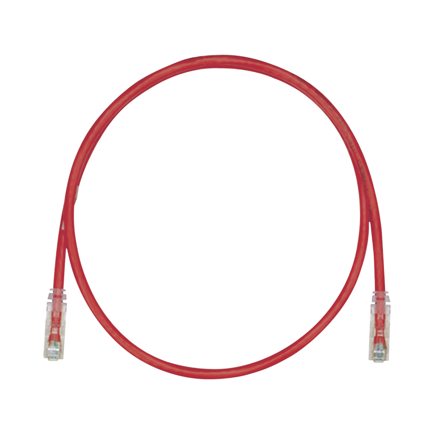Cable de Parcheo UTP, Cat6A, 24 AWG, CM, Color Rojo, 70ft