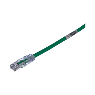Cable de Parcheo TX6, UTP Cat6, 24 AWG, CM, Color Verde, 7 ft.