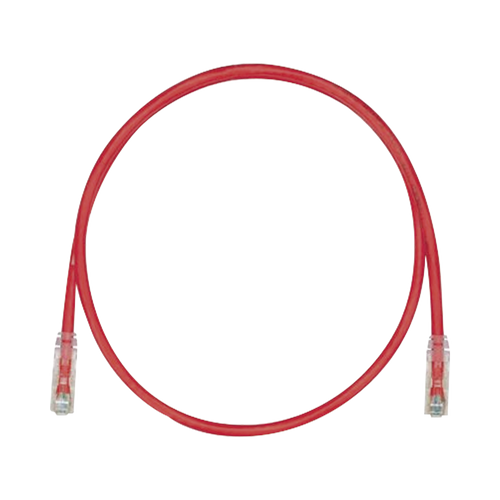 Cable de Parcheo TX6, UTP Cat6, 24 AWG, CM, Color Rojo, 7ft