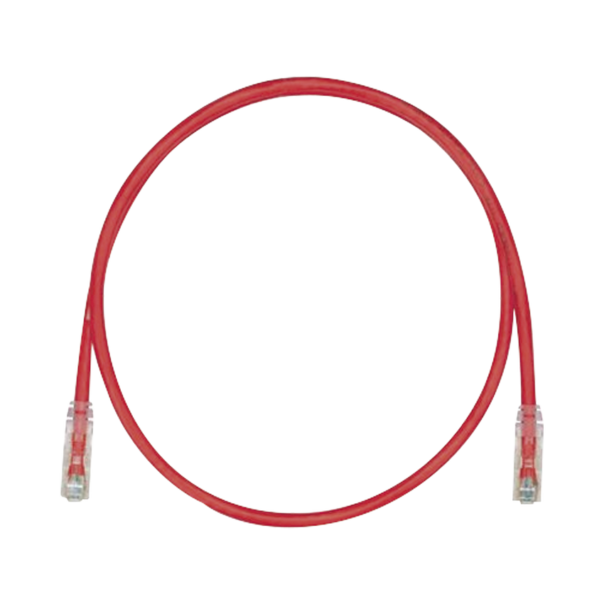 Cable de Parcheo TX6, UTP Cat6, 24 AWG, CM, Color Rojo, 7ft