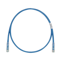 Cable de Parcheo TX6, UTP Cat6, 24 AWG, LSZH, Color Azul, 1 Metro (3.28 Pies)