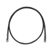 Cable de Parcheo TX6, UTP Cat6, 24 AWG, LSZH, Color Negro, 8 metros